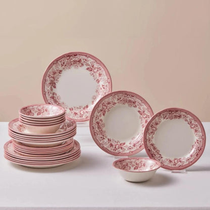 Karaca Diana Rose 24-Piece Dinner Set for 6 People, 153.09.01.6801