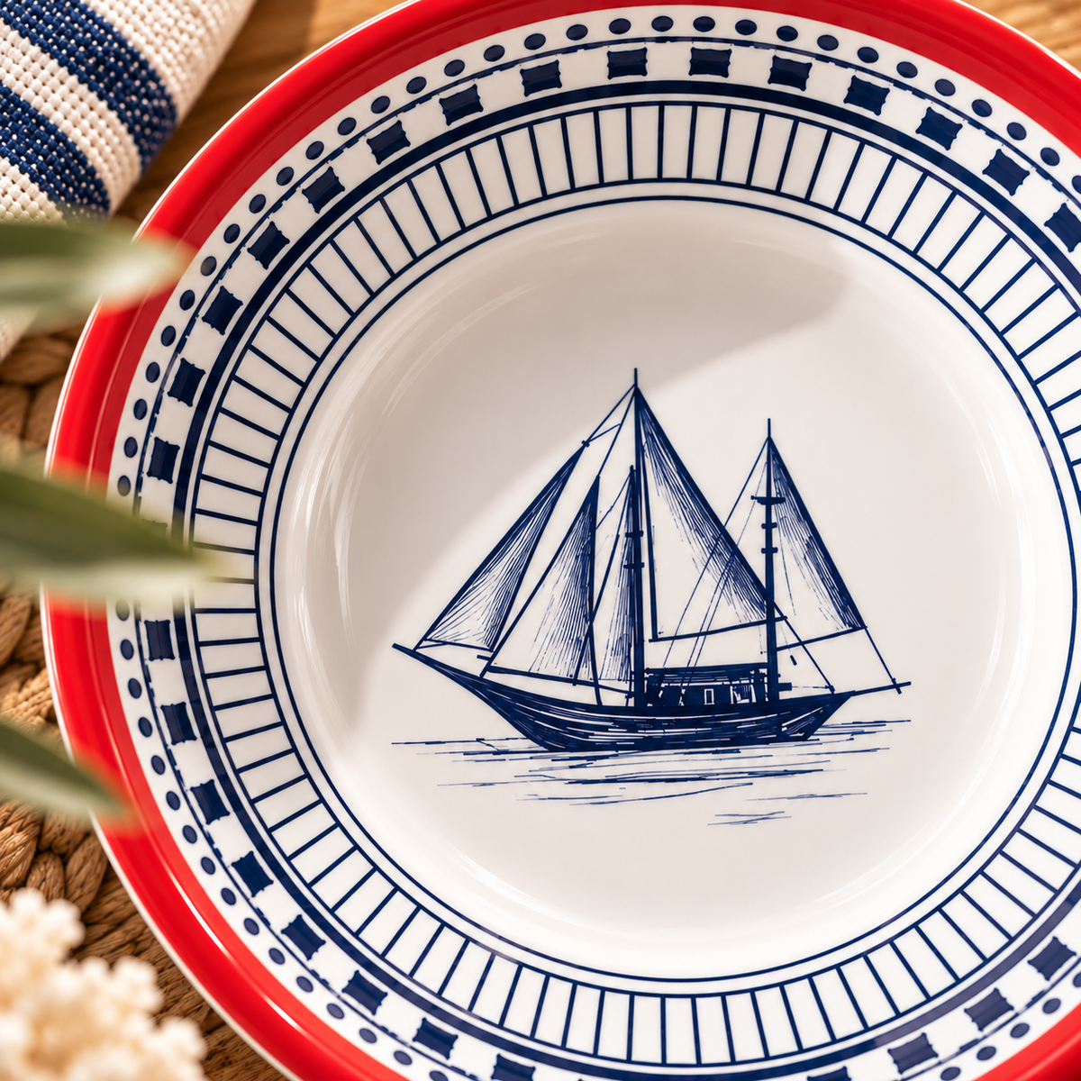 Karaca Marine Ship Snack Bowl – 9 cm, 153.09.01.6936