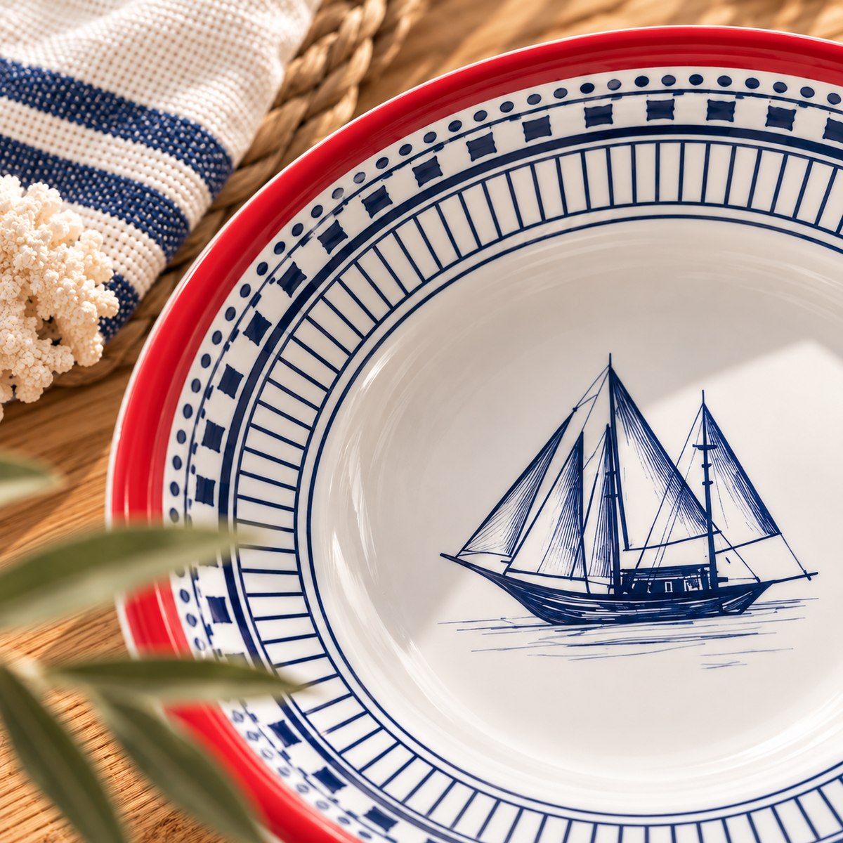 Karaca Marine Ship Snack Bowl – 9 cm, 153.09.01.6936