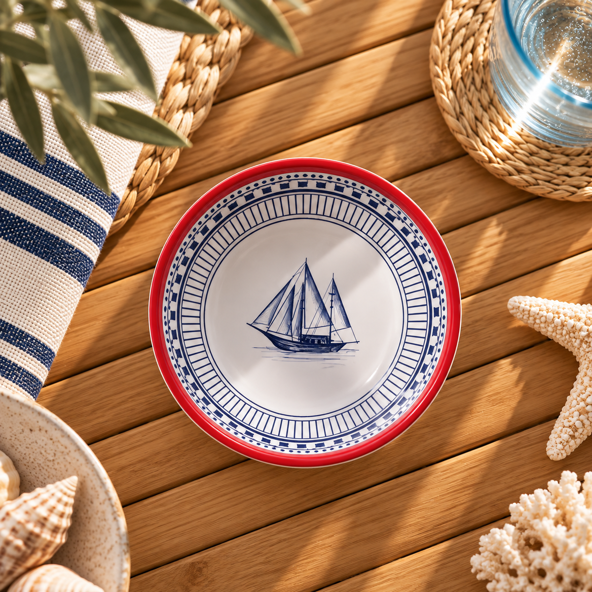 Karaca Marine Ship Snack Bowl – 9 cm, 153.09.01.6936