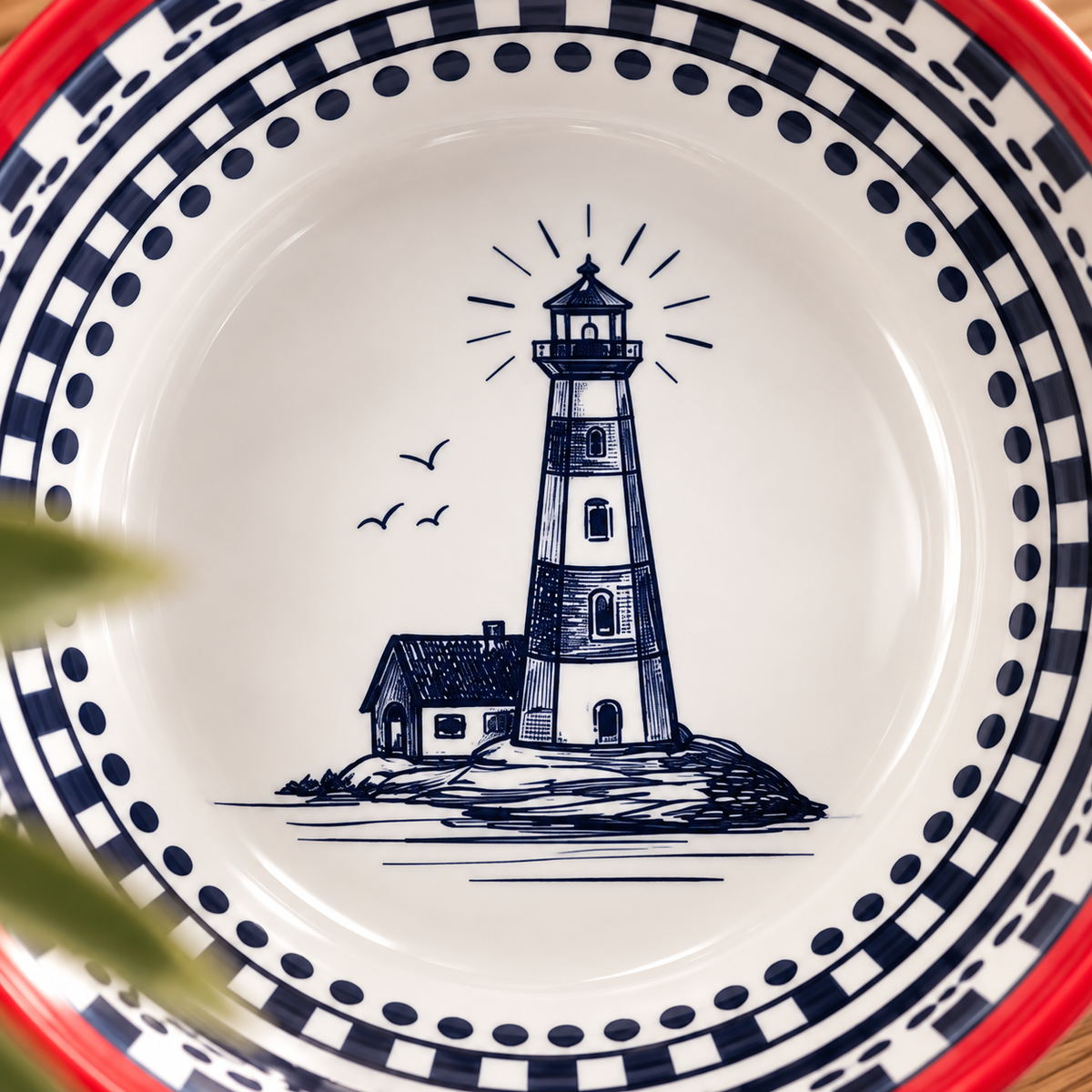 Karaca Marine Lighthouse Snack Bowl – 9 cm, 153.09.01.6938