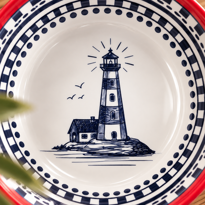 Karaca Marine Lighthouse Snack Bowl – 9 cm, 153.09.01.6938