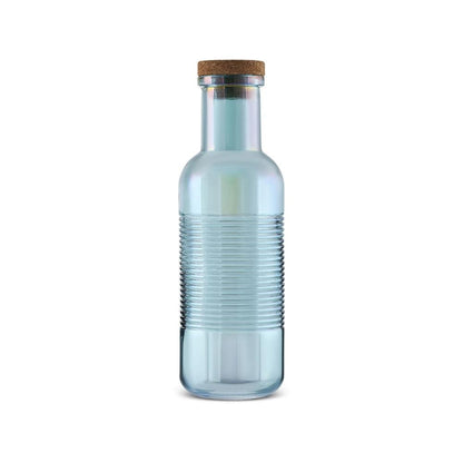 Karaca Dame Blue Glass Bottle 500 ml, 153.09.01.7125