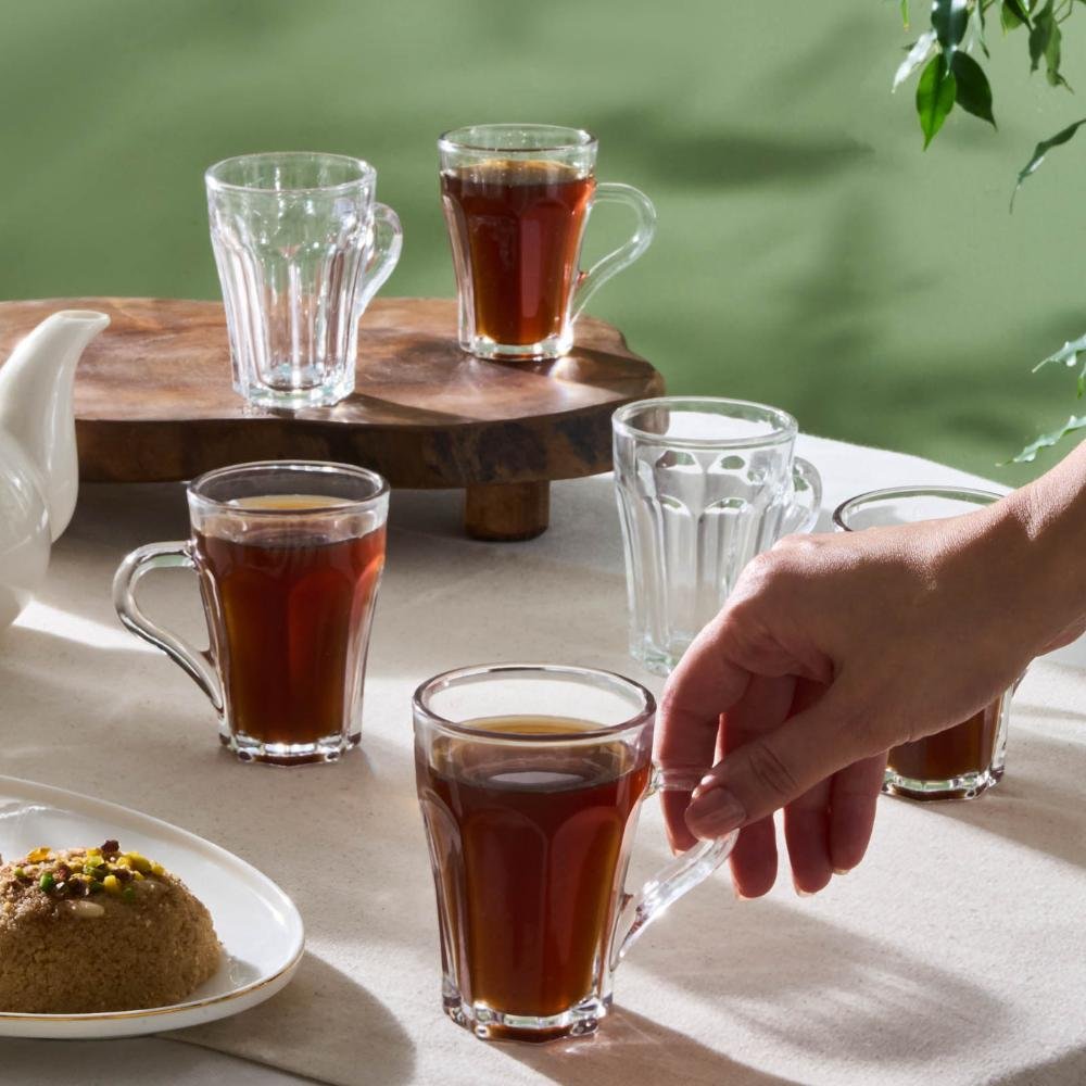 Karaca Lilac 6-Pieces Tea Glass Set - 175 ml, 153.09.01.7461