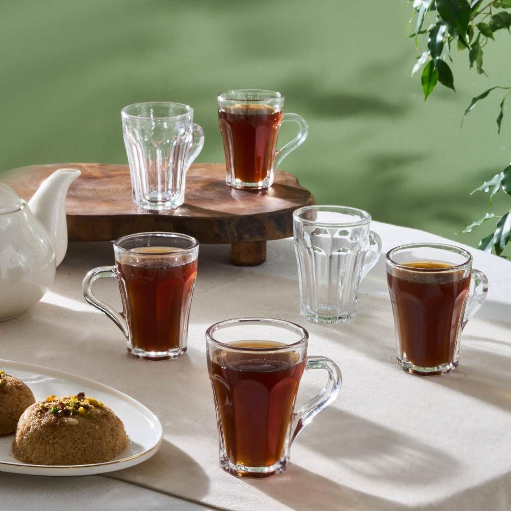 Karaca Lilac 6-Pieces Tea Glass Set - 175 ml, 153.09.01.7461