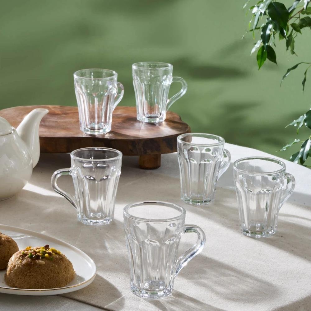 Karaca Lilac 6-Pieces Tea Glass Set - 175 ml, 153.09.01.7461