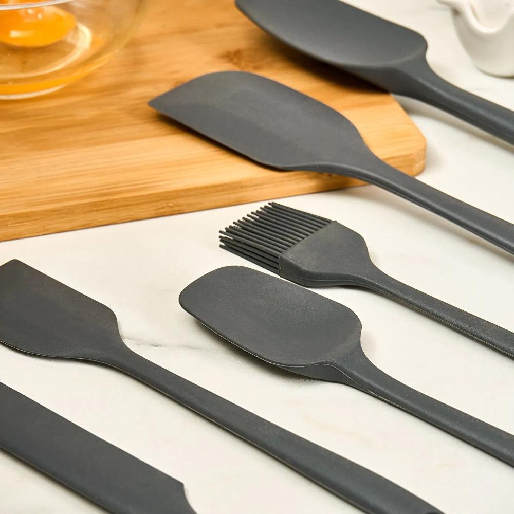 Karaca Lively 6-Piece Silicone Service Set - Anthracite, 153.09.01.7679