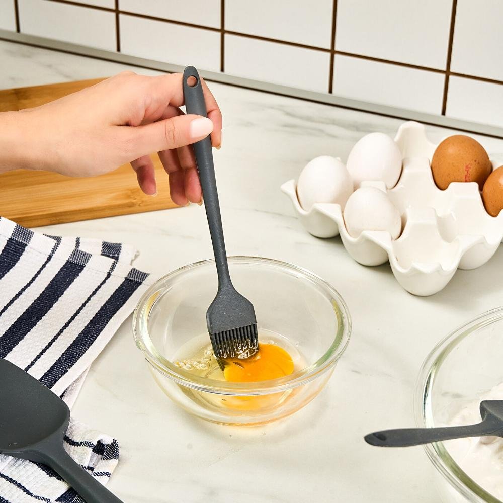 Karaca Lively 6-Piece Silicone Service Set - Anthracite, 153.09.01.7679