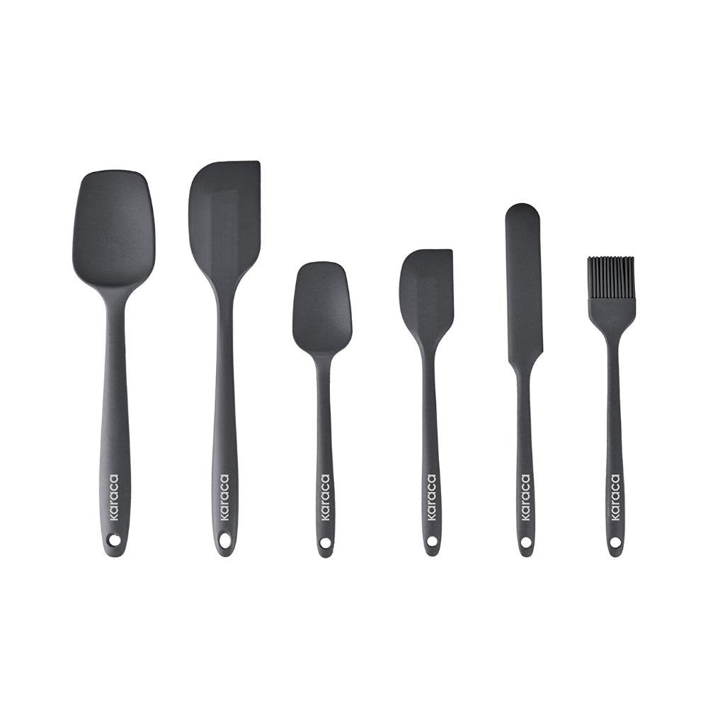 Karaca Lively 6-Piece Silicone Service Set - Anthracite, 153.09.01.7679