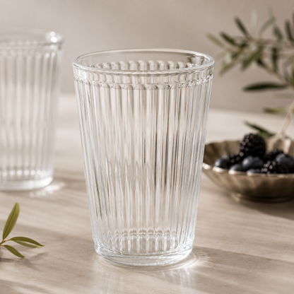Karaca Gordes 6-Piece Glass Beverage Set – 370 ml, 153.09.01.8044