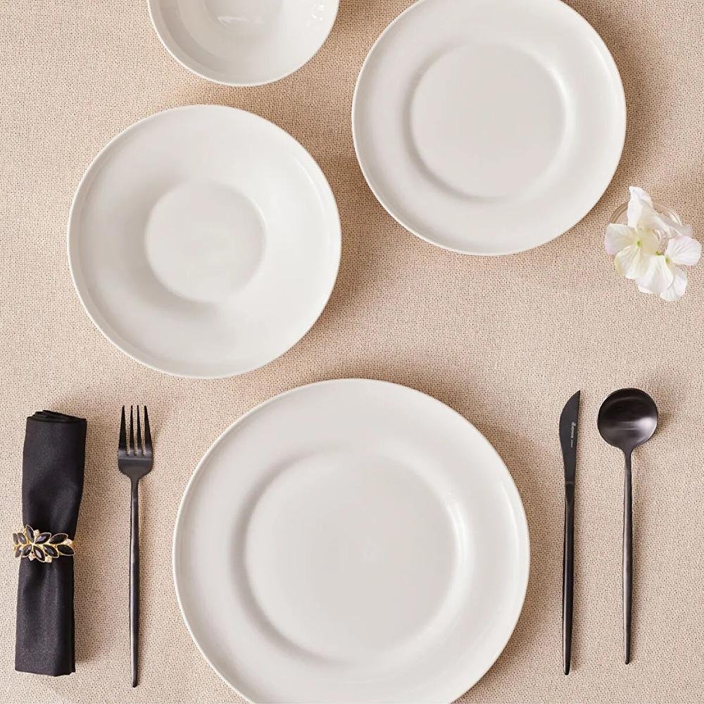 Karaca Stream Bone Selene 24-Piece Dinner Set for 6 People, 153.09.01.8083