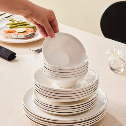 Karaca Stream Bone Selene 24-Piece Dinner Set for 6 People, 153.09.01.8083