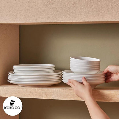 Karaca Stream Bone Selene 24-Piece Dinner Set for 6 People, 153.09.01.8083