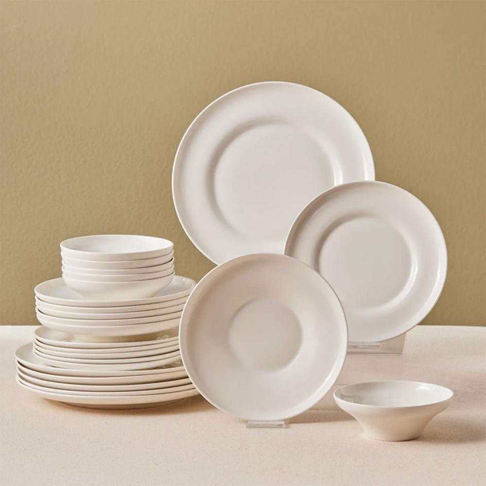 Karaca Stream Bone Selene 24-Piece Dinner Set for 6 People, 153.09.01.8083