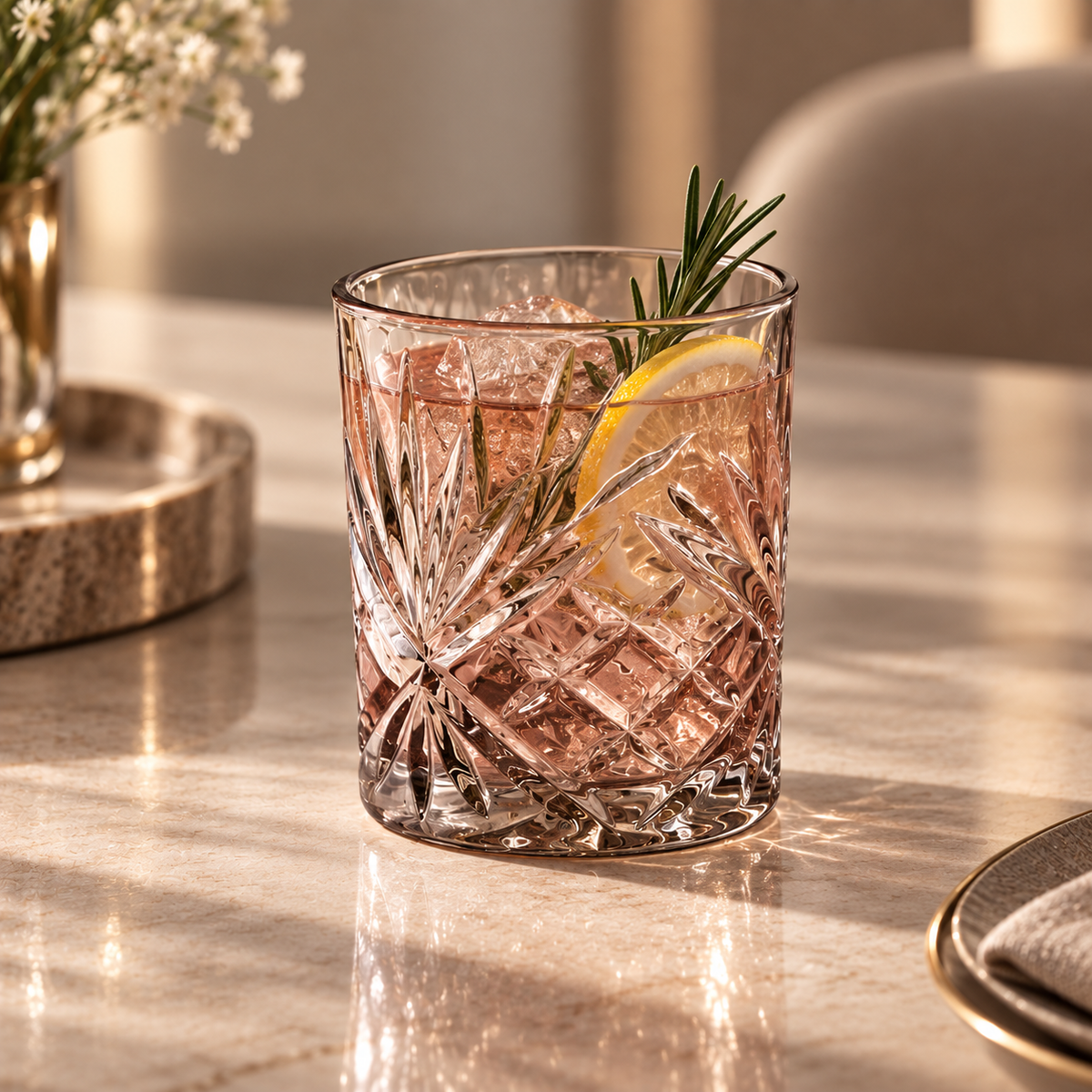 Karaca Melodico Beverage 6-Piece Glass Set 325 ml –  Anthracite, 153.09.01.8972
