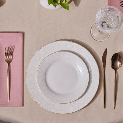 Karaca Elegance Bone Nola 24-Piece Dinner Set for 6 People, 153.09.01.8981