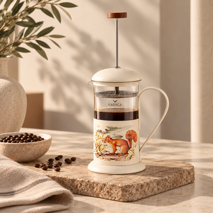 Karaca Legend Grove Borosilicate Glass French Press 600 ml, 153.09.01.9120