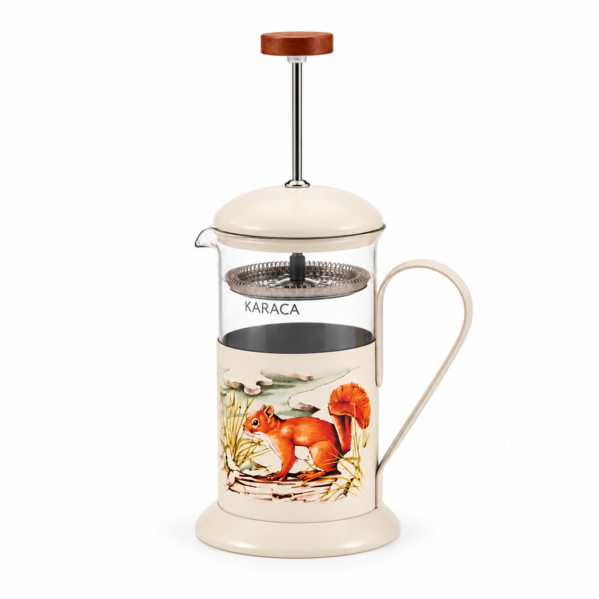 Karaca Legend Grove Borosilicate Glass French Press 600 ml, 153.09.01.9120