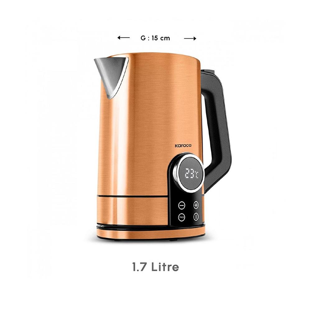 Karaca 1.7 L Inox Kettle - Bronze, 153.09.01.9261