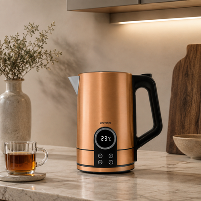 Karaca 1.7 L Inox Kettle - Bronze, 153.09.01.9261