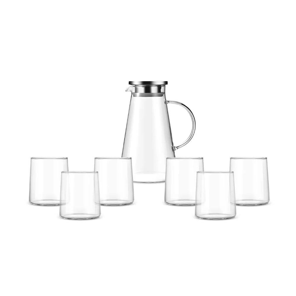 Karaca Serene 7-Piece Glass Set Transparent, 153.09.01.9483