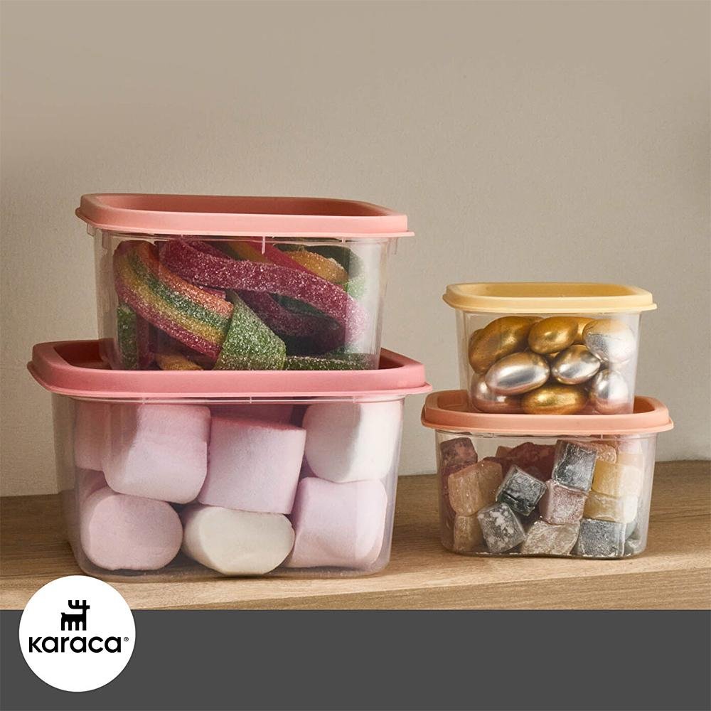 Karaca Dora Mini 4-Piece Storage Container, 153.09.01.9610