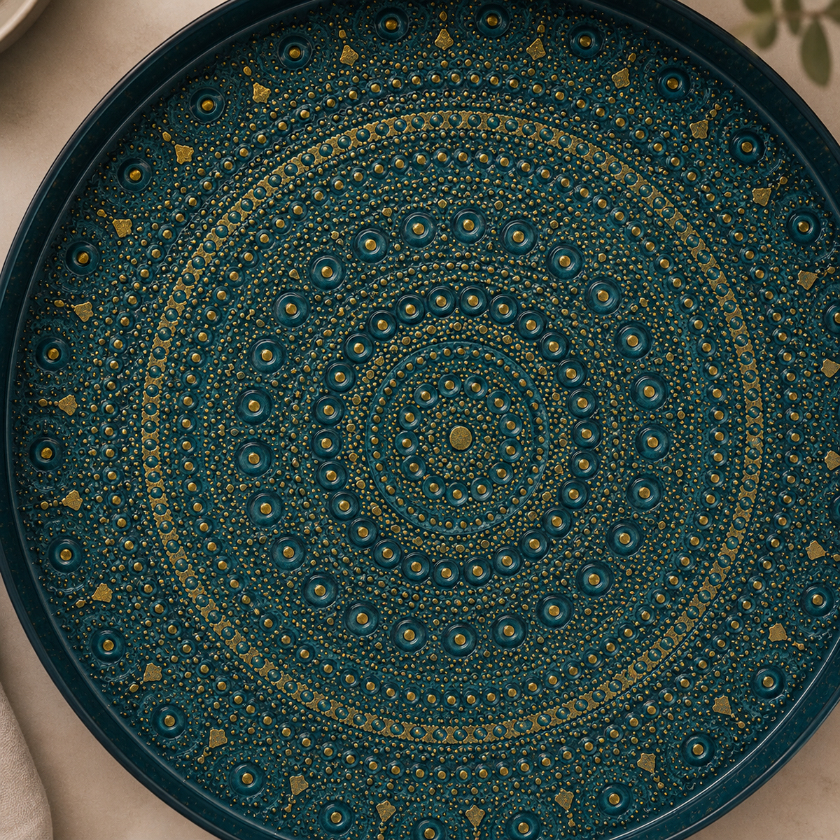 Karaca Rashel Decorative Tray 35 cm, 153.20.01.0374