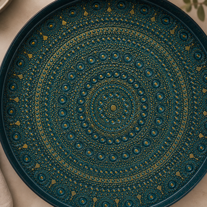 Karaca Rashel Decorative Tray 35 cm, 153.20.01.0374