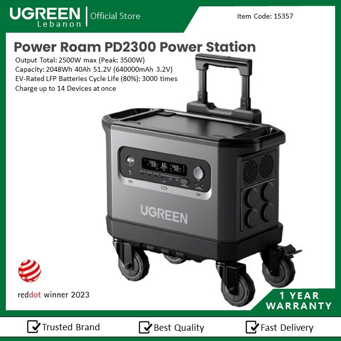 Ugreen, Powerroam Pd 2300W Power Station Ugreen Gs2200 - 15357