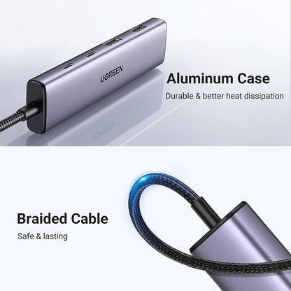 Ugreen, Usb-C Hub To 2 Usb-C And 2 Usb 3.0 Ugreen Cm473 - 15395