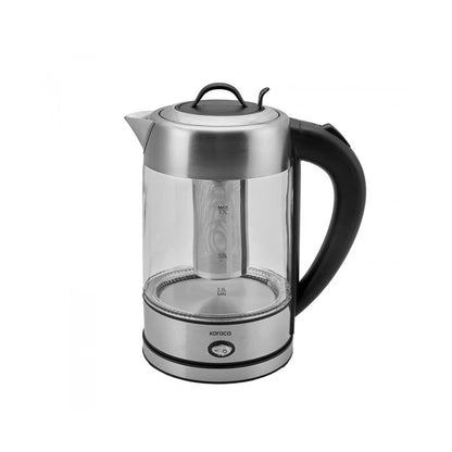 Karaca Inox Herbal Tea Maker & Electric Kettle ? 1.7L, LED & Stainless Steel, 153.01.06.4887