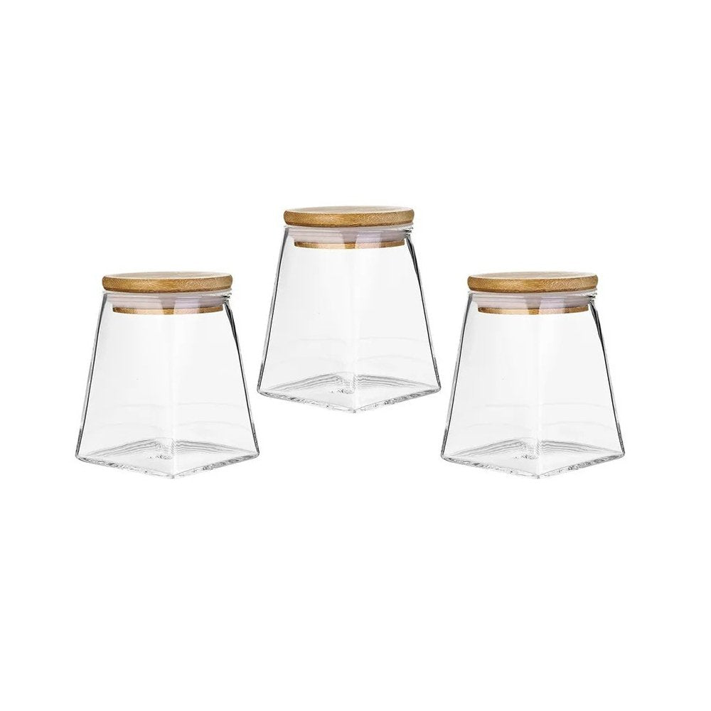 Karaca Pyramid 3Pcs Storage Container - Large, 153.03.06.1970