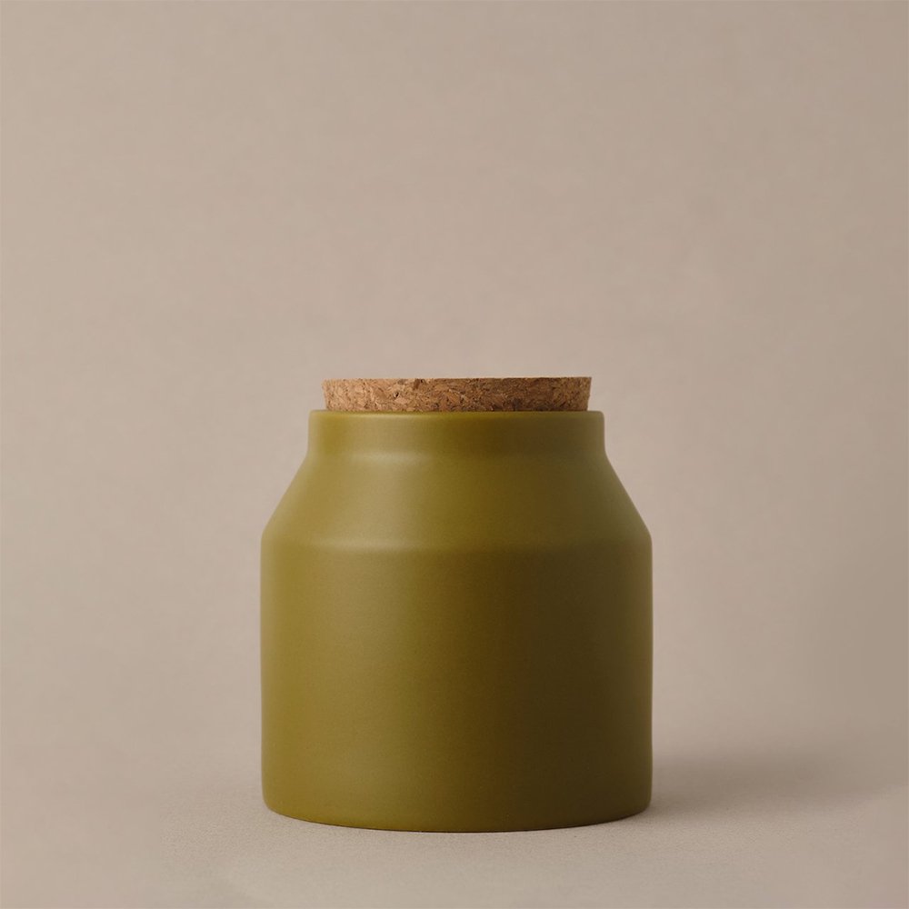 Karaca Cooklife Jar Stoneware Olive - 800ML, 153.03.06.2313