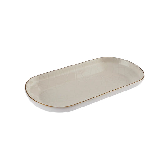 Karaca Calvin Ceramic Large Boat Plate 26cm, 153.03.06.9159