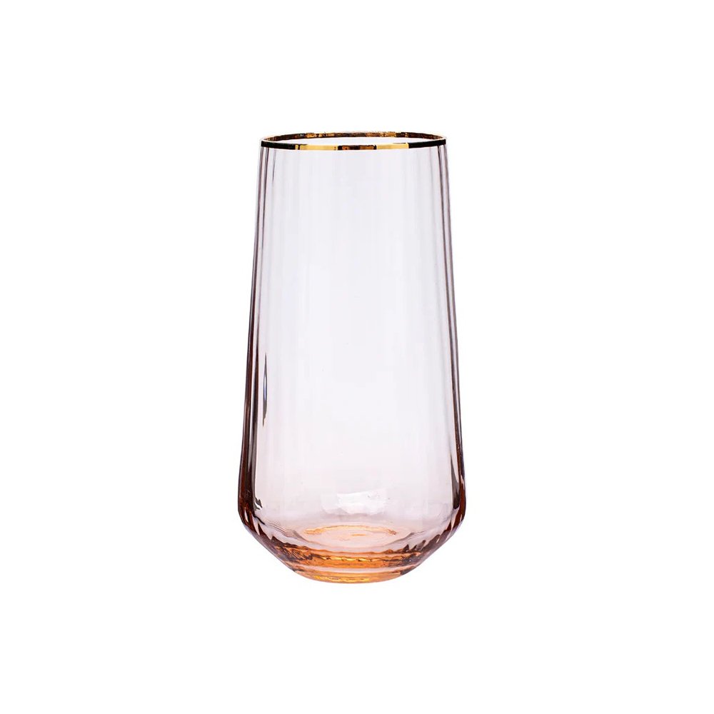 Karaca Misty Line Glass Beverage Glass Orange, 153.03.07.8645