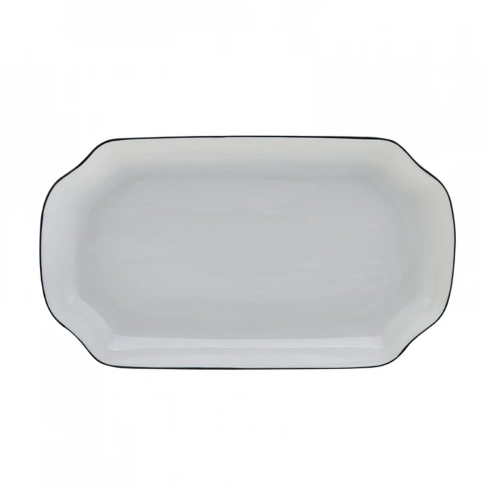 Karaca Elica Rectangular 30cm Boat Plate, 153.03.07.8941