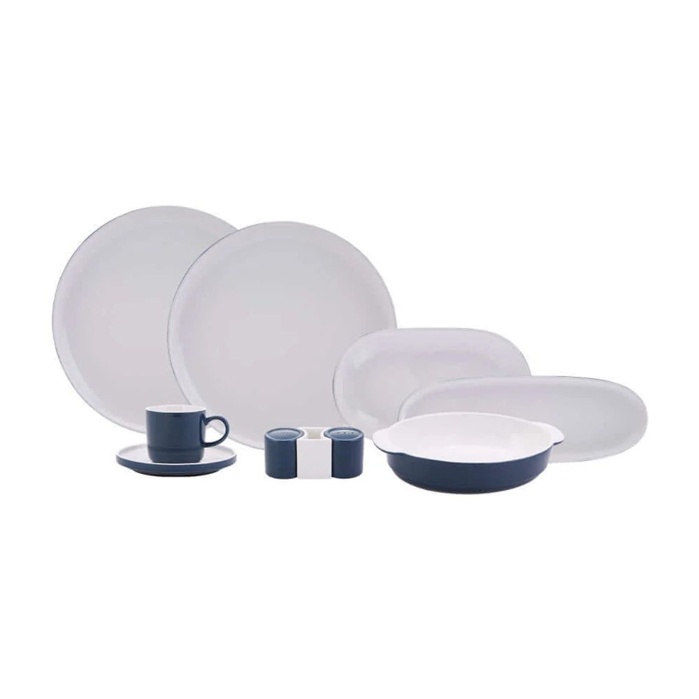 Karaca Nordic 27-Piece Porcelain Breakfast/Serving Set for 6 People, 153.03.07.9371