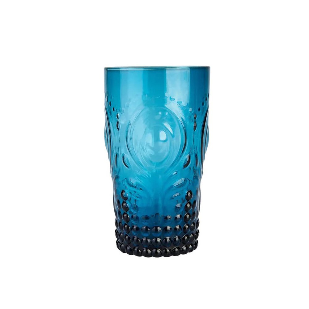 Karaca Camila Blue Beverage Glass, 10cm, 153.03.08.0232