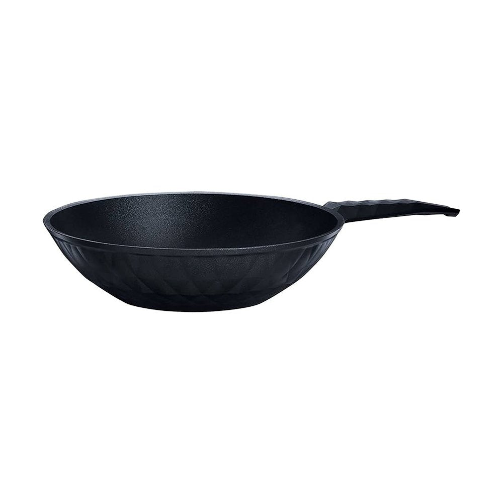 Karaca BioDiamond Antibacterial Handle Induction Base Wok Pan 28 cm, 153.03.08.0420