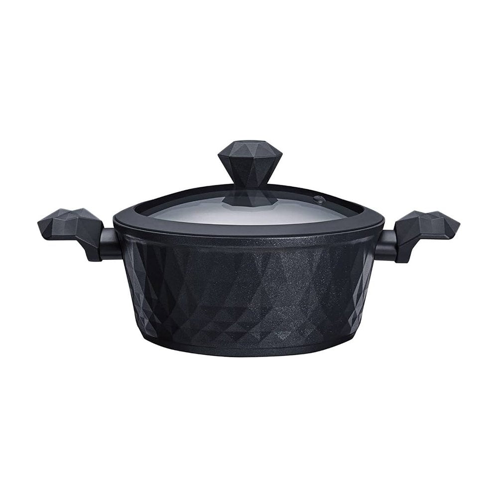 Karaca BioDiamond Non-Stick Antibacterial Handle Induction Stockpot 24 cm, 153.03.08.0423