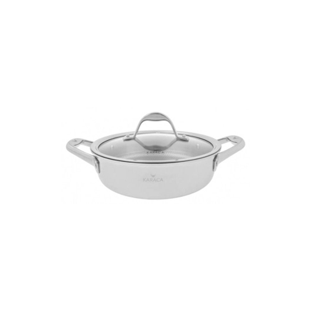 Karaca 3Ply PowerSteel 316+ Stainless Steel Frying Pan 20 cm, 153.03.08.0549