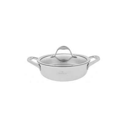 Karaca 3Ply PowerSteel 316+ Stainless Steel Frying Pan 20 cm, 153.03.08.0549