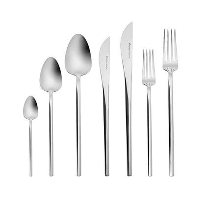 Karaca Vibe 84-Piece Stainless Steel Cutlery Set for 12 People, 153.03.08.1805