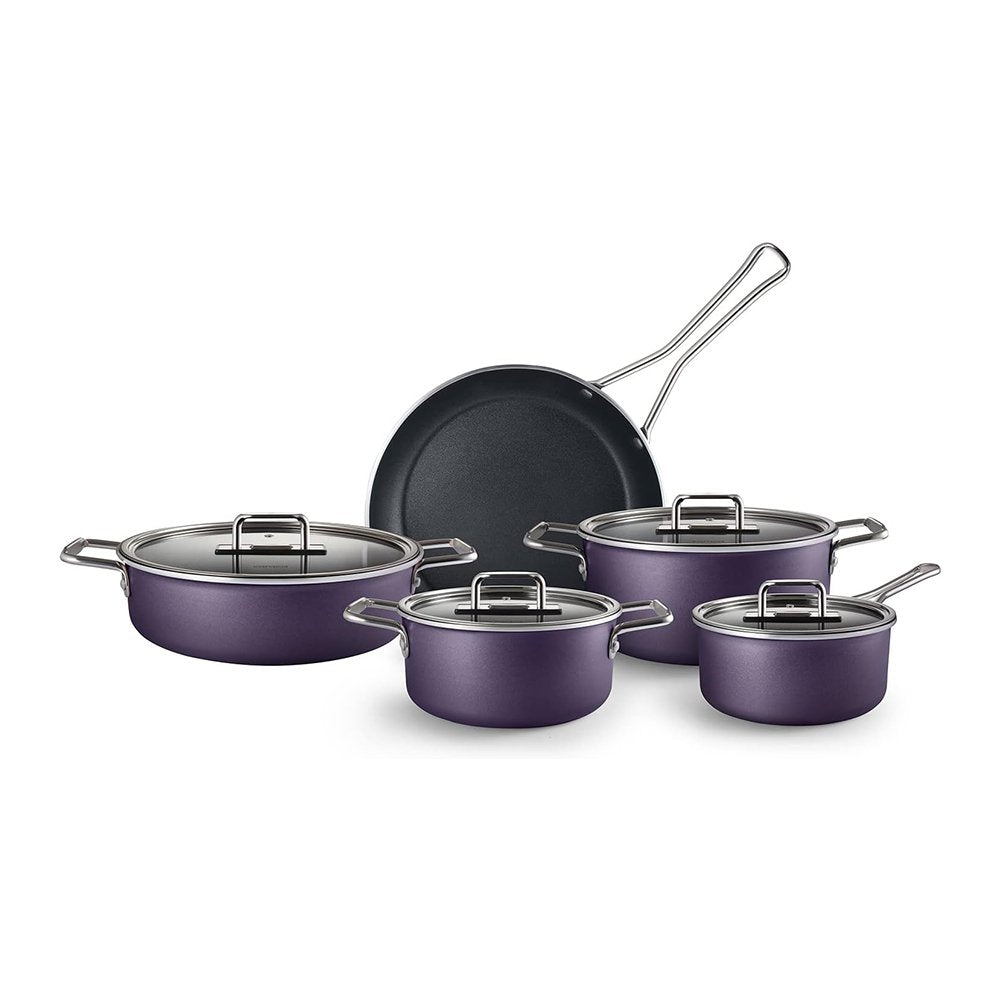 Karaca Mastermaid BioDiamond Cookware Set Grape Purple - 9 Pieces, 153.03.08.2882