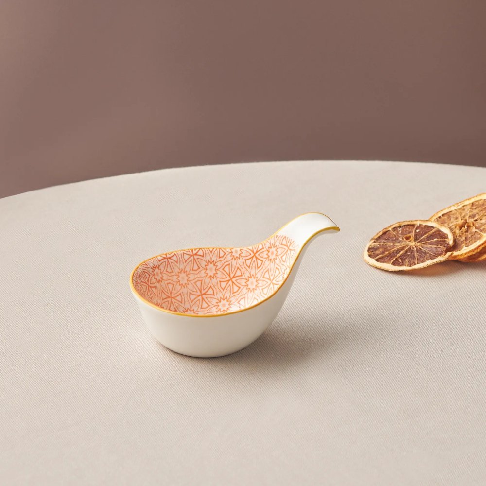 Karaca Floral Drop Snack/Sauce Bowl 10cm