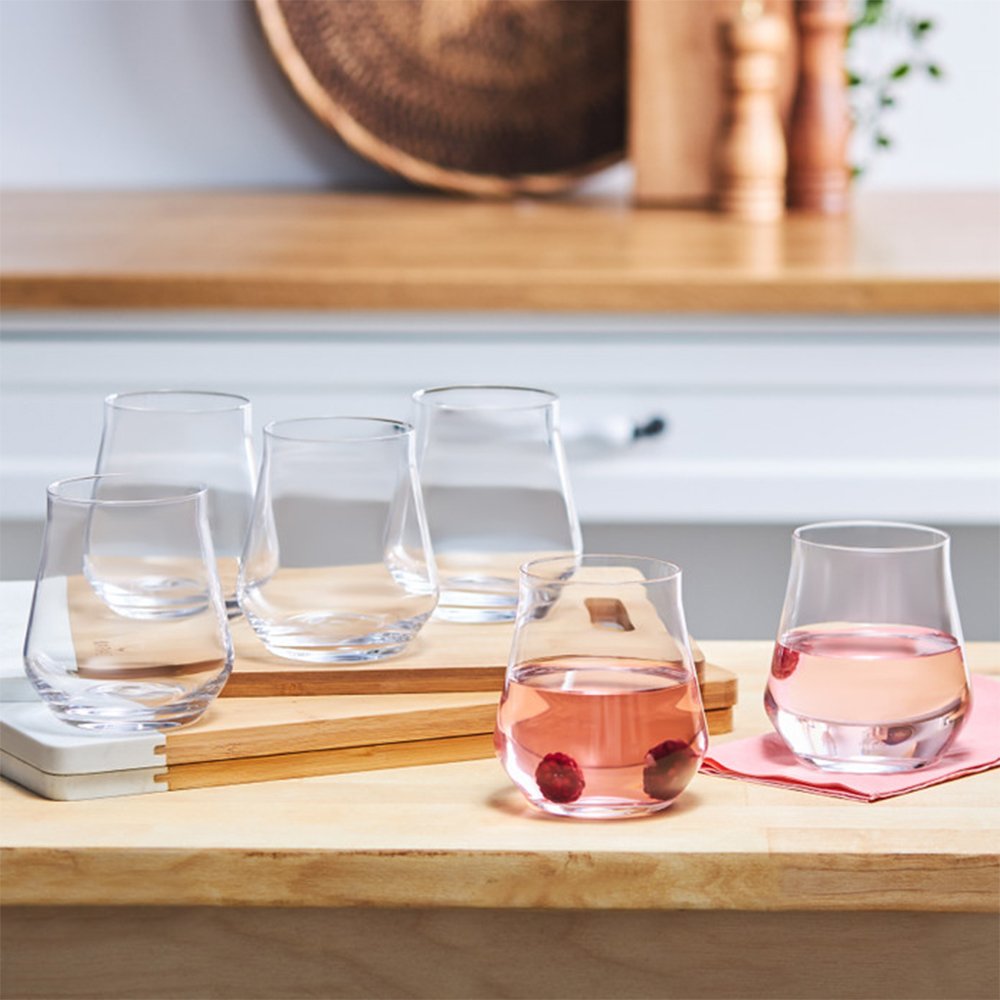 Karaca Even 6-Piece Transparent Glass Set – 350 ml, 153.03.08.3202