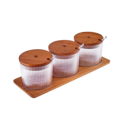 Karaca Massimo 3-Piece Transparent Spice Set, 153.09.01.0579