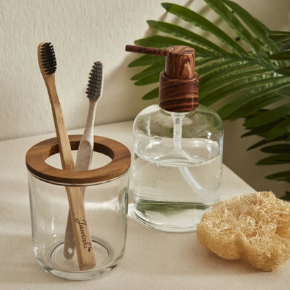 Karaca Home Woody 2-Piece Bathroom Accessory Set, 153.09.01.5213