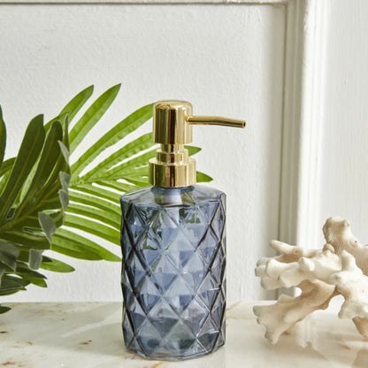 Karaca Home Pamela Navy Blue Liquid Soap Dispenser 350 ml, 153.09.01.5216