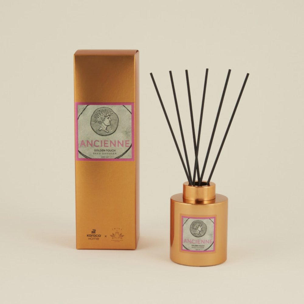 Karaca Home Pop Art Collection Ancienne Golden Touch Reed Air Freshener, 153.09.01.5946